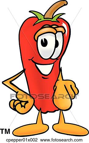 chili pepper pointing at you View Large Clip Art Graphic Clipart - chili pepper pointing at you. Fotosearch