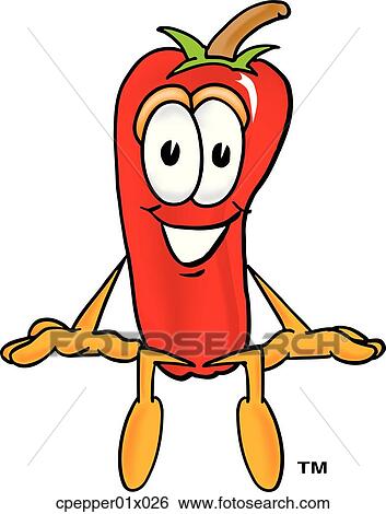 chili pepper sitting View Large Clip Art Graphic Clip Art - chili pepper sitting. Fotosearch