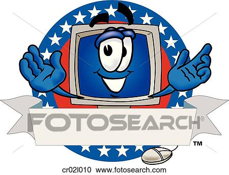Clipart - Computer 2 logo 10. Fotosearch