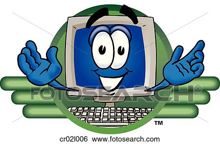 Clip Art - Computer 2 logo 6. Fotosearch