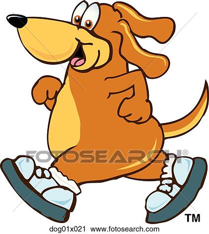 Dog in sneakers View Large Clip Art Graphic Clipart - Dog in sneakers. Fotosearch