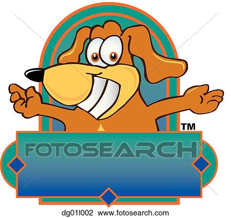 Dog logo 2 View Large Clip Art Graphic Clipart - Dog logo 2. Fotosearch