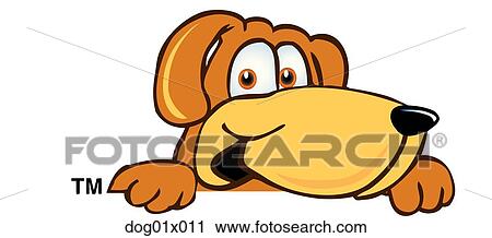 Dog peeking 1 View Large Clip Art Graphic Clipart - Dog peeking 1. Fotosearch
