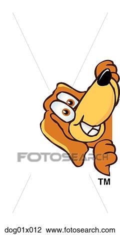 Dog peeking 2 View Large Clip Art Graphic Clipart - Dog peeking 2. Fotosearch