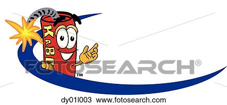 Clipart - dynamite logo 3. Fotosearch