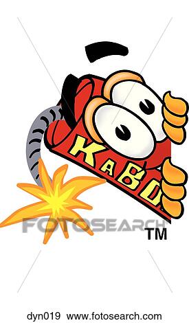 dynamite peaking sideways View Large Clip Art Graphic Clip Art - dynamite peaking sideways. Fotosearch