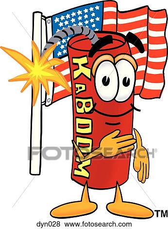 dynamite with flag View Large Clip Art Graphic Clip Art - dynamite with flag. Fotosearch