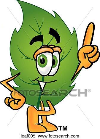Clipart - Leaf pointing up. Fotosearch