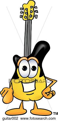 Clipart - Guitar pointing at you. Fotosearch