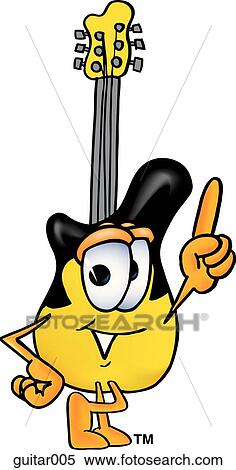 Guitar pointing up View Large Clip Art Graphic Clipart - Guitar pointing up. Fotosearch