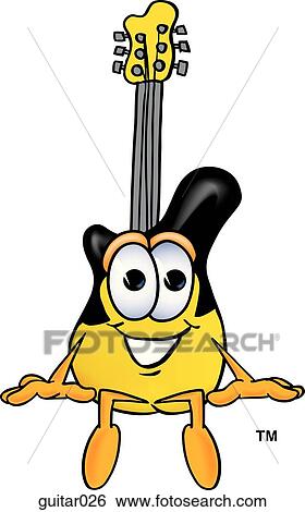 Guitar sitting View Large Clip Art Graphic Clip Art - Guitar sitting. Fotosearch
