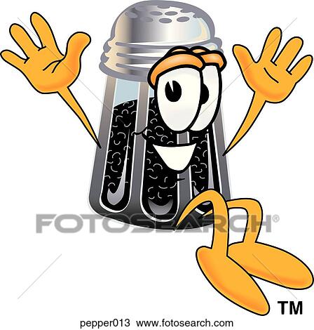 Pepper jumping View Large Clip Art Graphic Clipart - Pepper jumping. Fotosearch