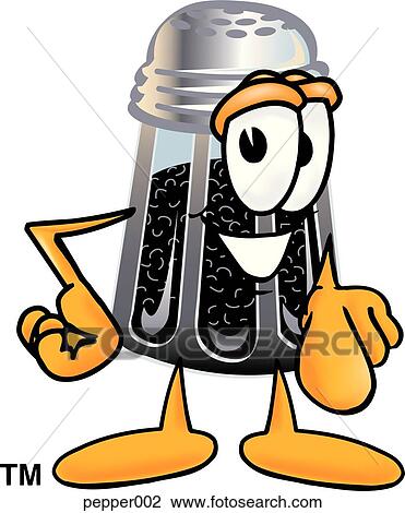 Clipart - Pepper pointing at you. Fotosearch
