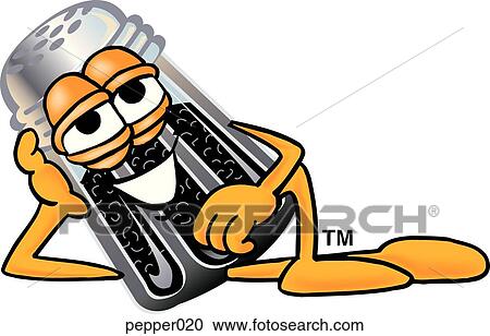 Pepper relaxing View Large Clip Art Graphic Clipart - Pepper relaxing. Fotosearch