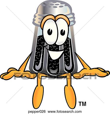 Pepper sitting View Large Clip Art Graphic Clip Art - Pepper sitting. Fotosearch