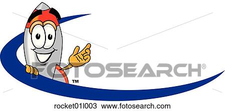 Clipart - Rocket logo 3. Fotosearch