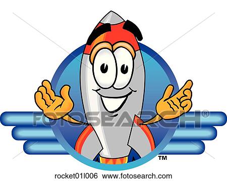 Clip Art - Rocket logo 6. Fotosearch