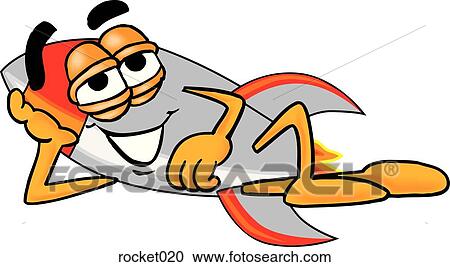 Rocket relaxing View Large Clip Art Graphic Clipart - Rocket relaxing. Fotosearch