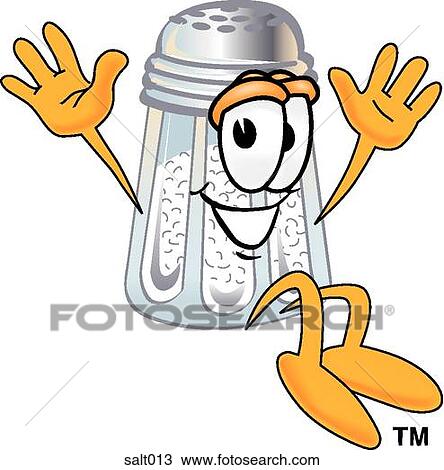 Clipart - Salt jumping. Fotosearch