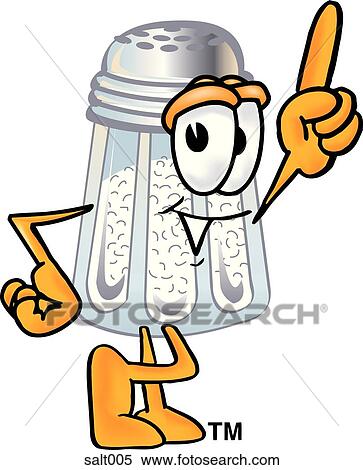 Salt pointing up View Large Clip Art Graphic Clipart - Salt pointing up. Fotosearch