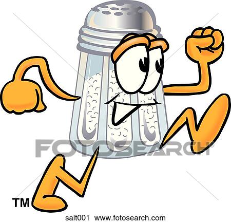 Clipart - Salt running. Fotosearch