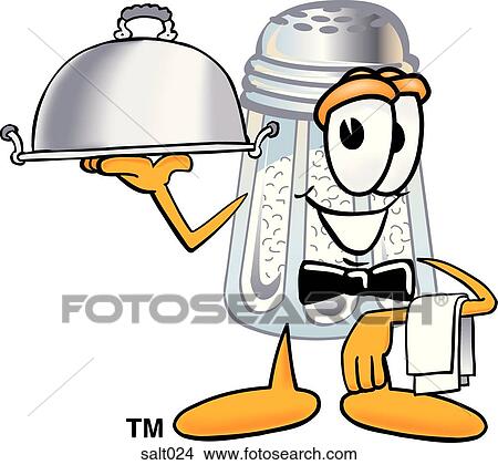 Salt serving food View Large Clip Art Graphic Clipart - Salt serving food. Fotosearch