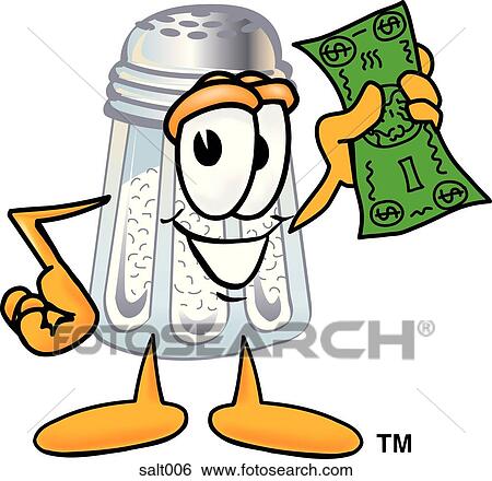 Salt with money View Large Clip Art Graphic Clip Art - Salt with money. Fotosearch