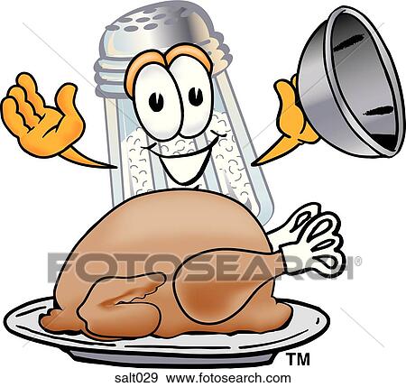 Salt with turkey View Large Clip Art Graphic Clip Art - Salt with turkey. Fotosearch