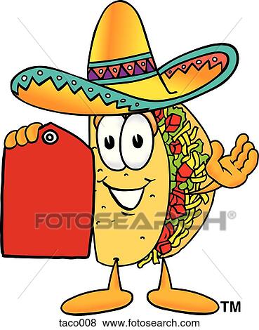 taco with price tag View Large Clip Art Graphic Clip Art - taco with price tag. Fotosearch