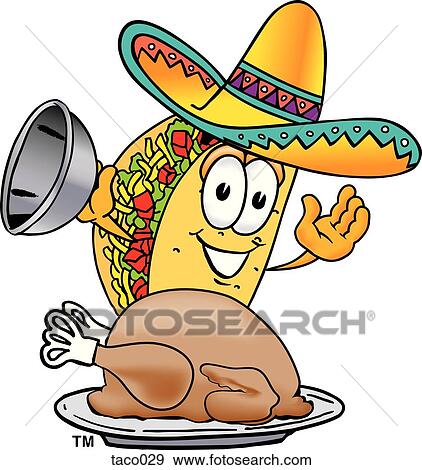 taco with turkey View Large Clip Art Graphic Clip Art - taco with turkey. Fotosearch