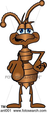 Ant Pointing At You View Large Illustration Clip Art - Ant Pointing At You. Fotosearch