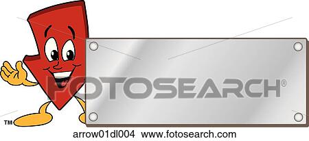 Stock Illustration - Arrow Down 04 Logo Design. Fotosearch