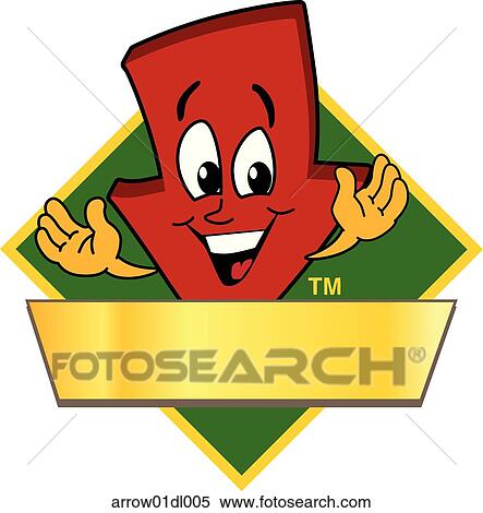 Stock Illustration - Arrow Down 05 Logo Design. Fotosearch