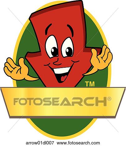 Stock Illustration - Arrow Down 07 Logo Design. Fotosearch