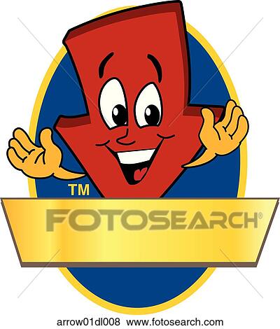 Stock Illustration - Arrow Down 08 Logo Design. Fotosearch