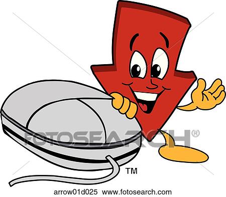 Arrow Down And Mouse View Large Illustration Stock Illustration - Arrow Down And Mouse. Fotosearch