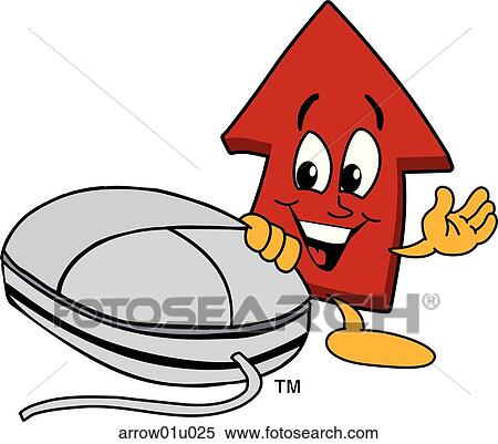 Arrow Up And Mouse View Large Illustration Stock Illustration - Arrow Up And Mouse. Fotosearch