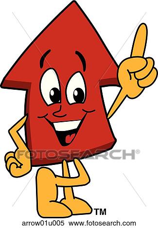 Stock Illustration - Arrow Up Pointing Up. Fotosearch