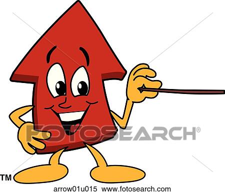 Arrow Up With Pointer View Large Illustration Stock Illustration - Arrow Up With Pointer. Fotosearch