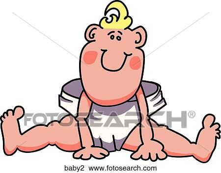Baby Sitting View Large Illustration Drawing - Baby Sitting. Fotosearch