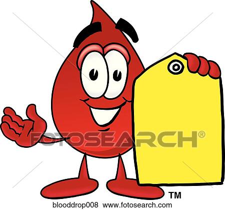 Blood Drop With Price Tag View Large Illustration Stock Illustration - Blood Drop With Price Tag. Fotosearch