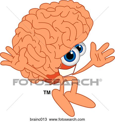 Brain Jumping View Large Illustration Drawing - Brain Jumping. Fotosearch