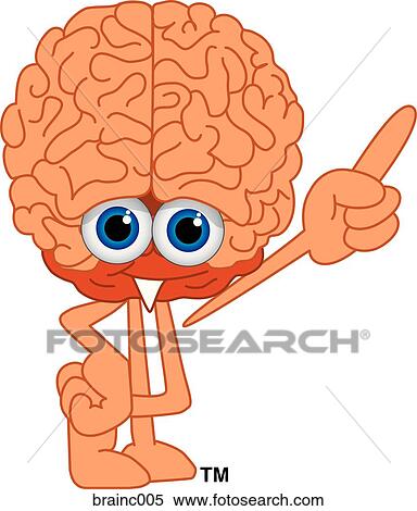 Brain Pointing Up View Large Illustration Stock Illustration - Brain Pointing Up. Fotosearch
