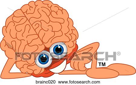 Brain Relaxing View Large Illustration Clipart - Brain Relaxing. Fotosearch