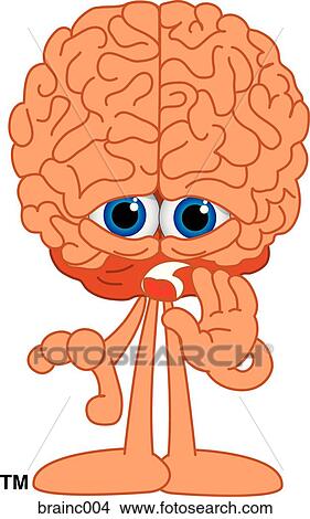 Brain Telling Secret View Large Illustration Stock Illustration - Brain Telling Secret. Fotosearch