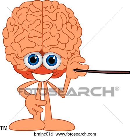 Stock Illustration - Brain With Pointer. Fotosearch