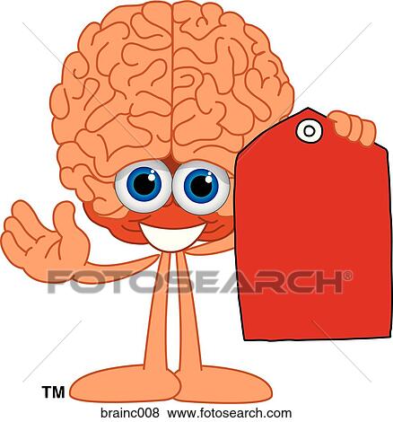 Brain With Price Tag View Large Illustration Stock Illustration - Brain With Price Tag. Fotosearch