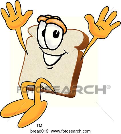 Drawing - Bread Jumping. Fotosearch