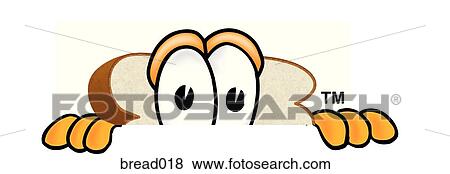 Bread Peeking Over View Large Illustration Stock Illustration - Bread Peeking Over. Fotosearch