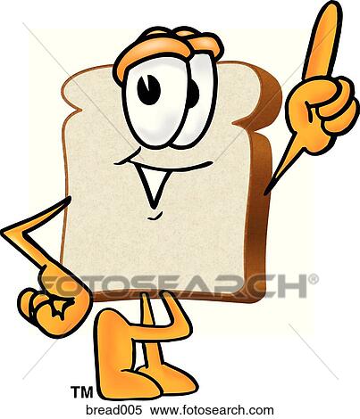 Stock Illustration - Bread Pointing Up. Fotosearch